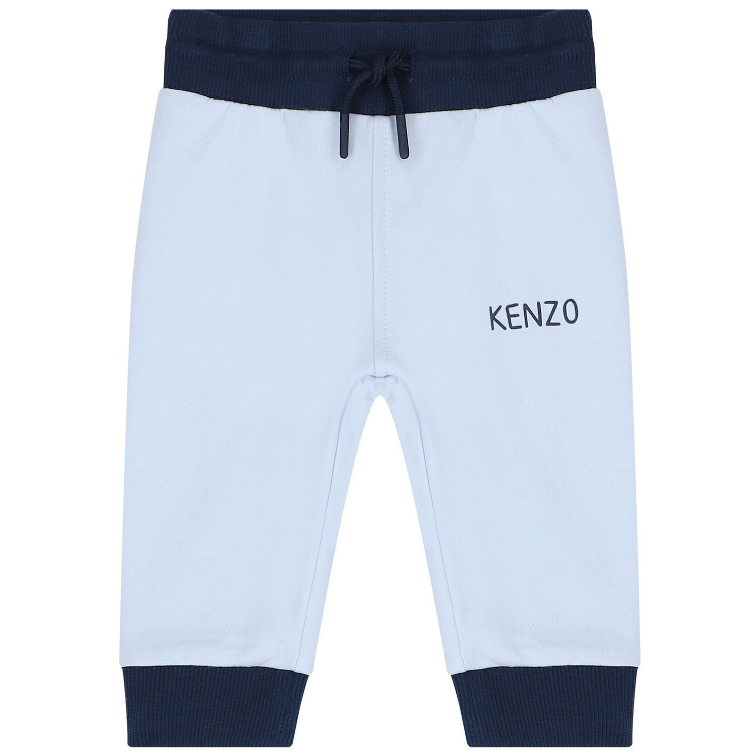 Baby Boys Blue Logo & Animals Trousers Set, 1, hi-res image number null